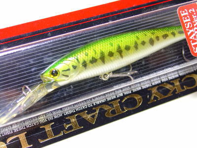 LOT 2 LUCKY CRAFT STAYSEE 90SP MINNOWS VER. 2 CRANKBAITS LURES JERKBAIT  DEEP DIV