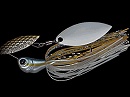 Chart shad (#27) -Double silver/yellow willow