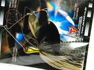Kinkuro shad -Double gold (reverse: black) willow