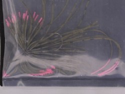 Imae green pumpkin blue flake pink tip (#021)