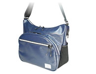 Dark navy / Silver zipper