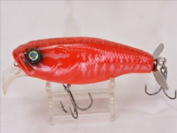 Crackled red bass