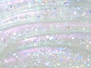 Aurora shad (Pearl white silver flake)