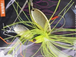 Super chartreuse -Double mat black willow