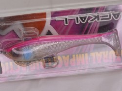 Pink back / silver glitter