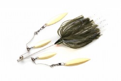 Mekki green back ayu (#ZX-065) -Gold & Gold willow