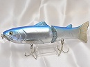 Blue back silver