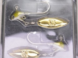Metal ayu -Single gold willow leaf blade