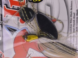 Kinkuro shad -Tandem gold/black willow  (Half color blade)
