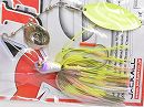 Pinky clown stripe -Tandem silver/chart willow (Half color blade)