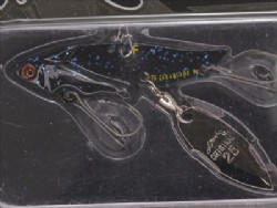 Black metal blue flake (#356)