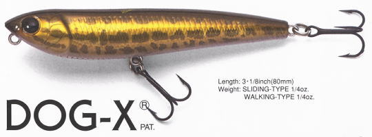 MEGABASS / DOG-X (SLIDING-MINNOW MODEL)