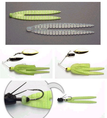 KEITECH / SPINNERBAIT TRAILER 3 inch